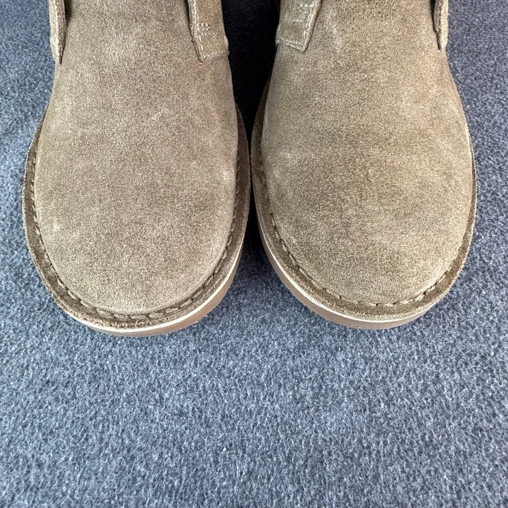 Clarks Mens 10 Bushacre‎ 3 Sand Suede Chukka Boots Crepe Sole